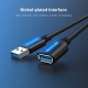 Кабель Vention USB 3.0 A Male to A Female Extension Cable 0.5M black PVC Type (CBHBD)