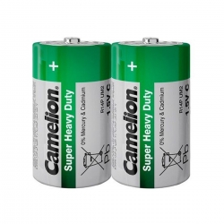 Батарейка CAMELION Super Heavy Duty Green C/R14 SP2 2шт (C-10100214)