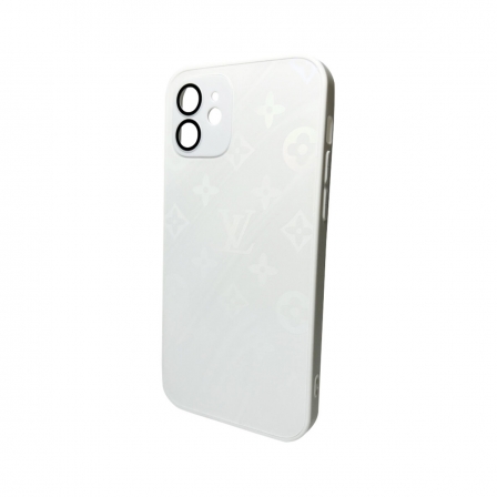 Чохол для смартфона AG Glass Gradient LV Frame for Apple iPhone 12 Pearly White