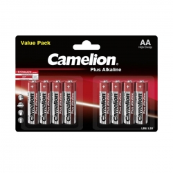 Батарейка CAMELION Plus Alkaline AA/LR6 BP8 (4+4) 8шт (C-11044806)