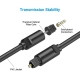 Кабель Vention Optical Fiber Audio Cable 2M Black (BAEBH)