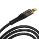 Кабель Essager Interstellar Transparent Design USB Charging Cable Type C to Lightning 1m black (EXCTL-XJ01-P)