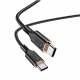 Кабель HOCO X95 Goldentop 60W charging data cable Type-C to Type-C Black