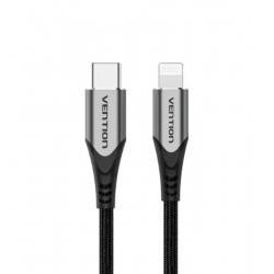 Кабель Vention USB 2.0 C to Lightning Cable 1M Gray Aluminum Alloy Type (TACHF)