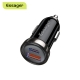 Автомобільний зарядний пристрій Essager Sunset Type-C to Lightning 20W USB Charging Cable  black (ECC2Q-WL0A)
