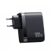 Мережевий зарядний пристрій Usams US-CC145 T44 100W 4 Ports GaN Fast  2A+2C Charger (EU) Black