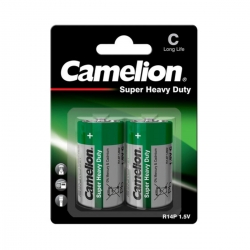 Батарейка CAMELION Super Heavy Duty Green C/R14 BP2 2шт (C-10000214)
