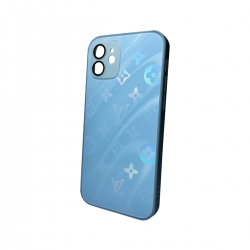 Чохол для смартфона AG Glass Gradient LV Frame for Apple iPhone 12 Sierra Blue