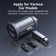 Автомобільний зарядний пристрій Vention Two-Port USB A+A(30/30) Car Charger Gray Mini Style Aluminium Alloy Type (FFEH0)