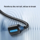 Кабель Vention USB 2.0 A Male to A Female Extension Cable 1.5M black PVC Type (CBIBG)