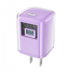 Мережевий зарядний пристрій ACEFAST A53 Sparkling series PD30W GaN (USB-C) charger Alfalfa Purple