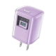 Мережевий зарядний пристрій ACEFAST A53 Sparkling series PD30W GaN (USB-C) charger Alfalfa Purple