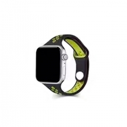 Ремінець для годинника Apple Watch Small Waist two colors 42/44/45/49mm Black-Yellow