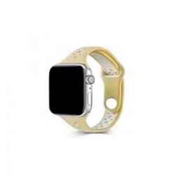 Ремінець для годинника Apple Watch Small Waist two colors 42/44/45/49mm Yellow-White