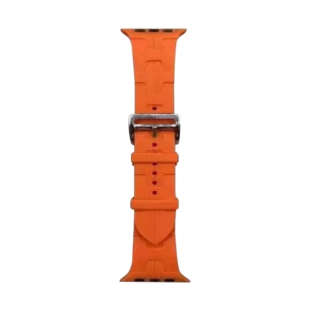 Ремінець для годинника Apple Watch Hermès 42/44/45/49mm 3.Orange