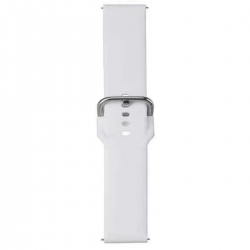 Ремінець для годинника Universal Buckle Solid 20mm White