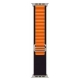 Ремінець для годинника Apple Watch Alpine Loop 42/44/45/49mm 6.Orange-Black