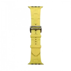 Ремінець для годинника Apple Watch Hermès 42/44/45/49mm 7.Light Yellow