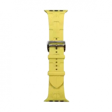 Ремінець для годинника Apple Watch Hermès 42/44/45/49mm 7.Light Yellow