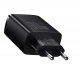 Зарядний пристрій Baseus Compact Quick Charger 2xUSB U+C 30W Black (CCXJ-E01)