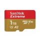 microSDXC (UHS-1 U3) SanDisk Extreme A2 1TB class 10 V30 (R190MB/s,W130MB/s) (adapter SD)