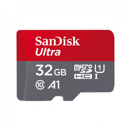 microSDHC (UHS-1) SanDisk Ultra 32Gb class 10 A1 (120Mb/s) (adapter SD)