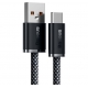 Кабель USB Type-C Baseus Fast Charging Data Cable USB to Type-C 100W 1m Slate Gray (CALD000616)