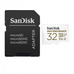 microSDHC (UHS-1 U3) SanDisk Max Endurance 32Gb class 10 V30 (100Mb/s) (adapterSD)
