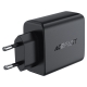 Мережевий зарядний пристрій ACEFAST A61 PD45W GaN (2*USB-C+2*USB-A) charger Black