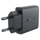 Мережевий зарядний пристрій ACEFAST A65 PD20W GaN single USB-C ultra-thin charger Black