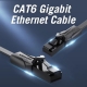 Кабель Vention Flat Cat.6 UTP Patch Cable 1.5M Black