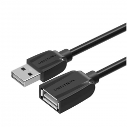 Кабель Подовжувач USB2.0 Extension Cable 5M Black (VAS-A44-B500)
