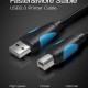Кабель Vention USB2.0 A Male to B Male Print Cable 2M Black (VAS-A16-B200)