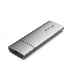 Зовнішній карман M.2 NGFF SSD Enclosure (USB 3.1 Gen 1-C) Gray Aluminum Alloy Type (KPEH0)