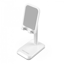 Тримач для телефону Height Adjustable Desktop Cell Phone Stand White Aluminum Alloy Type (KCQW0)