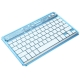Клавіатура HOCO S55 Transparent Discovery edition wireless BT keyboard(English version) Ice Blue Mist