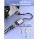 Адаптер Vention USB External Sound Card 0.15M Gray Metal Type (CDKHB)