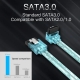 Кабель Vention SATA3.0 Cable 0.5M Blue (KDDSD)