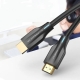 Кабель Vention Cotton Braided 8K HDMI-HDMI v2.1 Cable 1M Black (AAUBF)