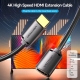 Кабель Подовжувач Vention HDMI-A Male to HDMI-A Female 4K HD Cable PVC Type 1M Black (AHCBF)