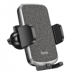 Тримач для мобільного HOCO CA94 Polaris push-type air outlet car holder Black
