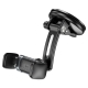 Тримач для мобільного HOCO CA111 pull clip suction cup car holder Black Metal Gray