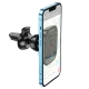 Тримач для мобільного HOCO CA115 Blue Shark air outlet magnetic car holder Black Metal Gray