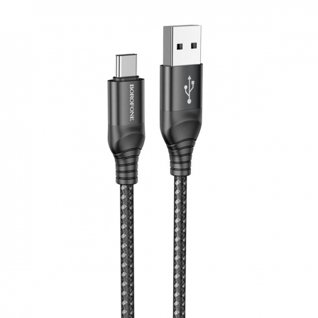 Кабель BOROFONE BX56 Delightful charging data cable for Type-C Black