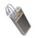 Зовнішній акумулятор HOCO J104A Discovery edition 22.5W fully compatible power bank with cable(20000mAh) Gray