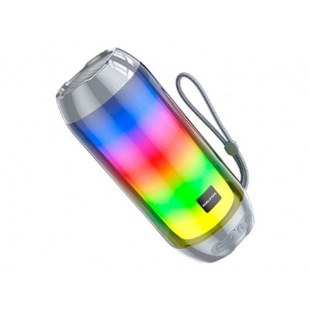 Портативна колонка BOROFONE BR25 Crazy sound colorful luminous BT speaker Gray