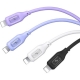 Кабель Usams US-SJ618 2.4A Lightning Charging & Data Cable -- Moe Series 1m White