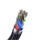Кабель Usams US-SJ537 U76  Type-C to Type-C PD 100W Fast Charging & Data Cable 1.2m Black