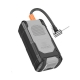 Автомобільний насос HOCO DPH04 Car portable smart air pump Black