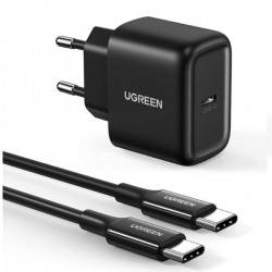 Зарядний пристрій UGREEN CD250 PD Fast Charger+USB Cable EU(UGR-50581)